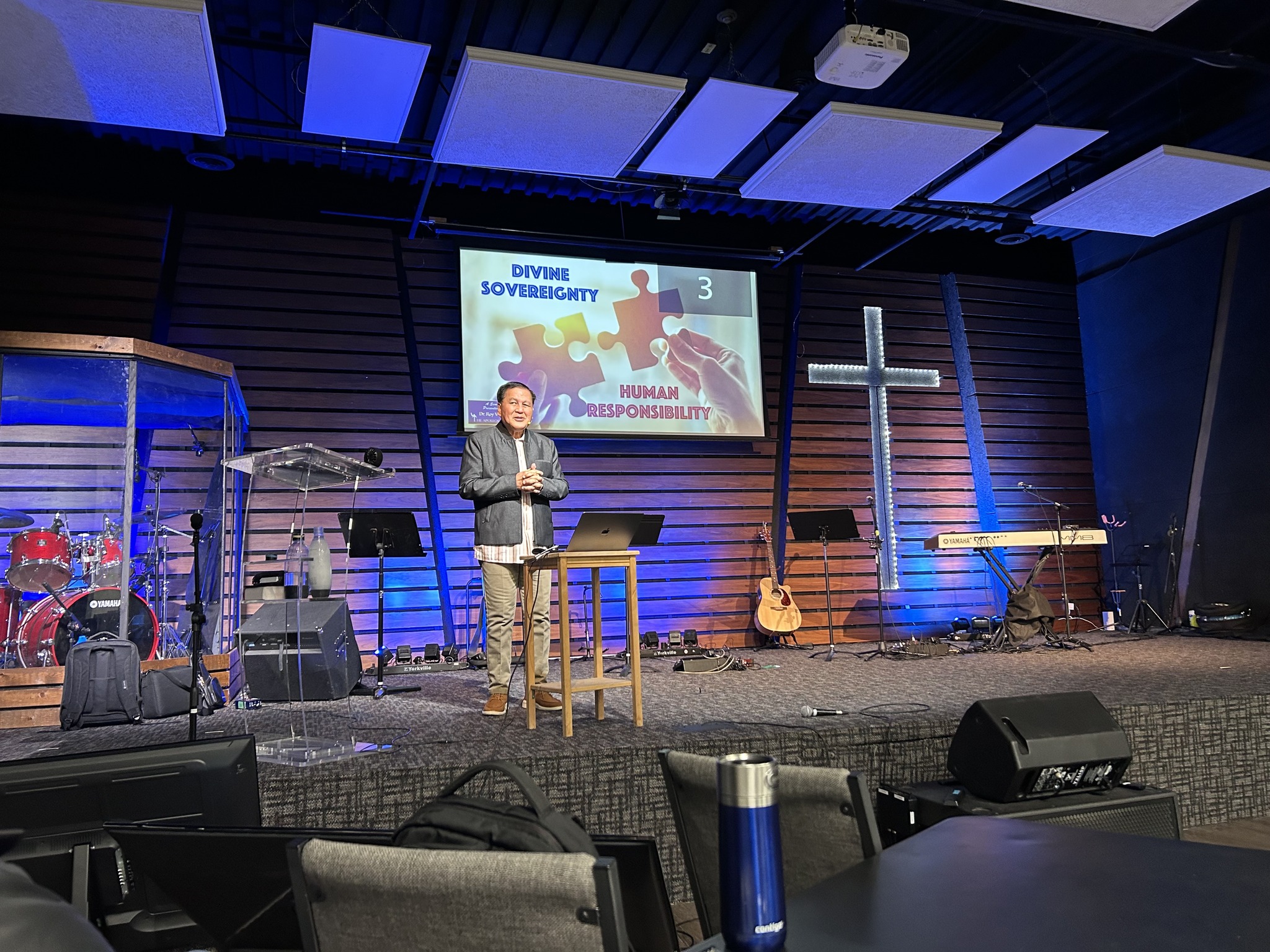 Bible teaching and study session