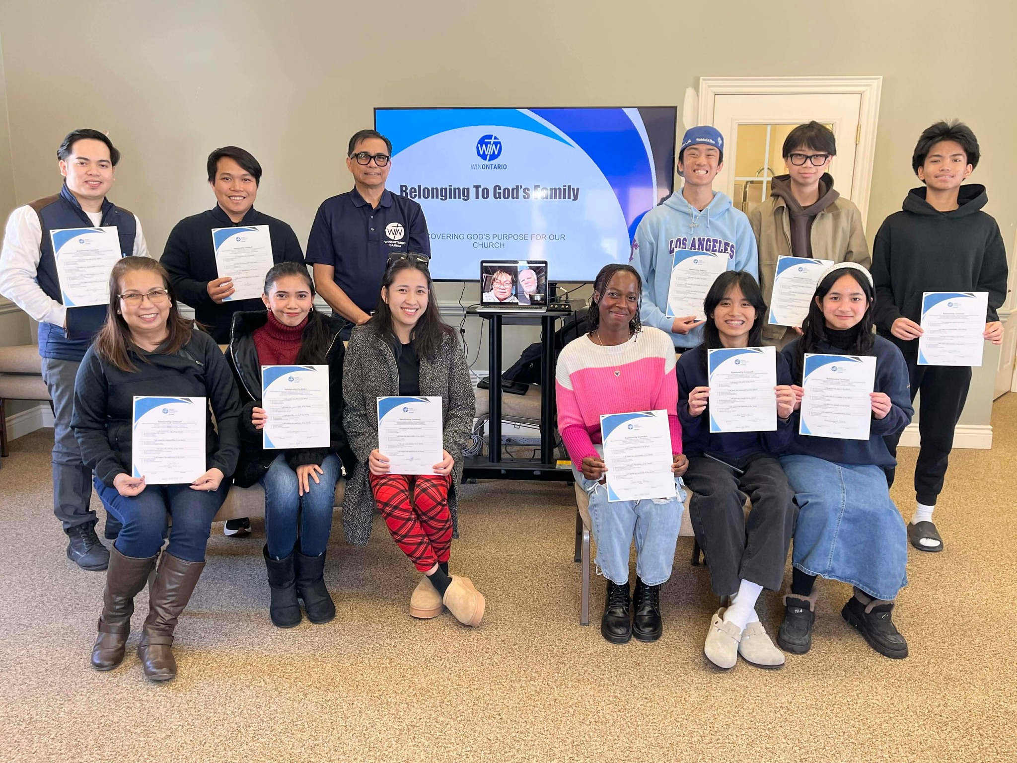 Youth certificates celebration